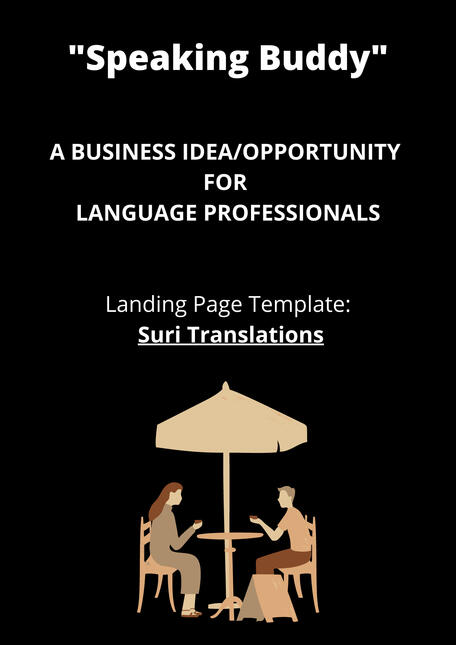 &quot;Speaking Buddy&quot; Landing Page Template